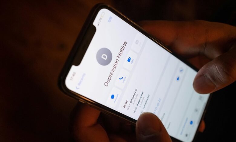 contact line information available